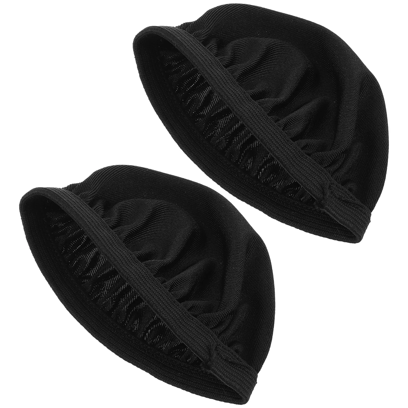 

2Pcs Fabric Earbud Covers Washable Stretchable Cotton Headphone Ear Pad Protectors Reusable Dustproof Covers for Over Ear