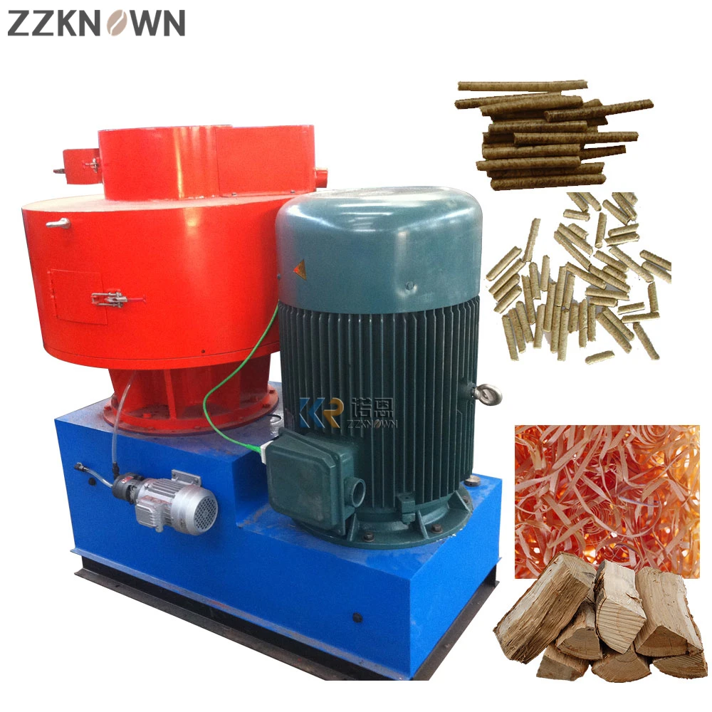 Vertical Wood Rice Husk Pellet Mills Granulating Machine Electric Wooden Pellet Making Machines for Sale