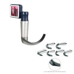 Digital Stainless Steel Handheld Recordable Reusable Video Laryngoscope