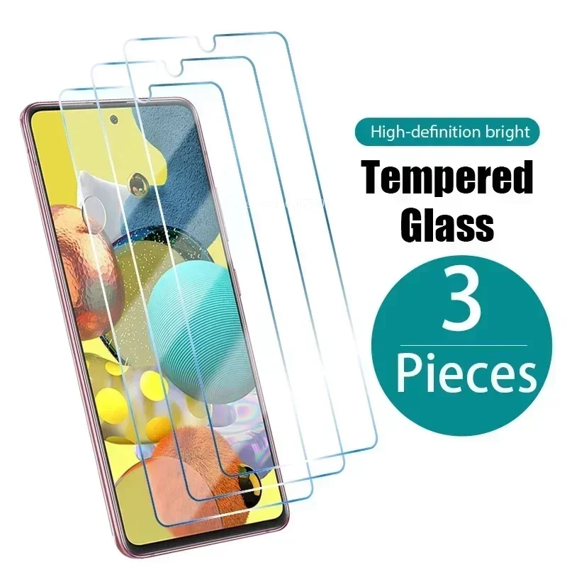 3PCS Tempered Glass On Samsung Galaxy A10 A20 A30 A40 A50 A60 A70 A80 A90 Screen Protector Glass For Samsung A14 A34 A54 5G Film