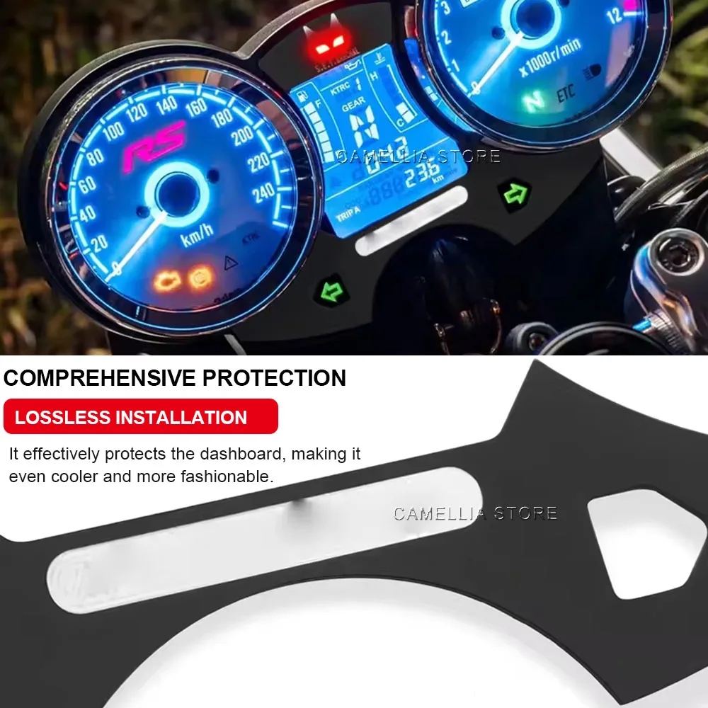 Motorcycle Accessories Aluminum Alloy Waterproof Anodized Motorcycle Instrument Panel Trim Cover for Kawasaki Z650RS23-25 Z900RS 5
