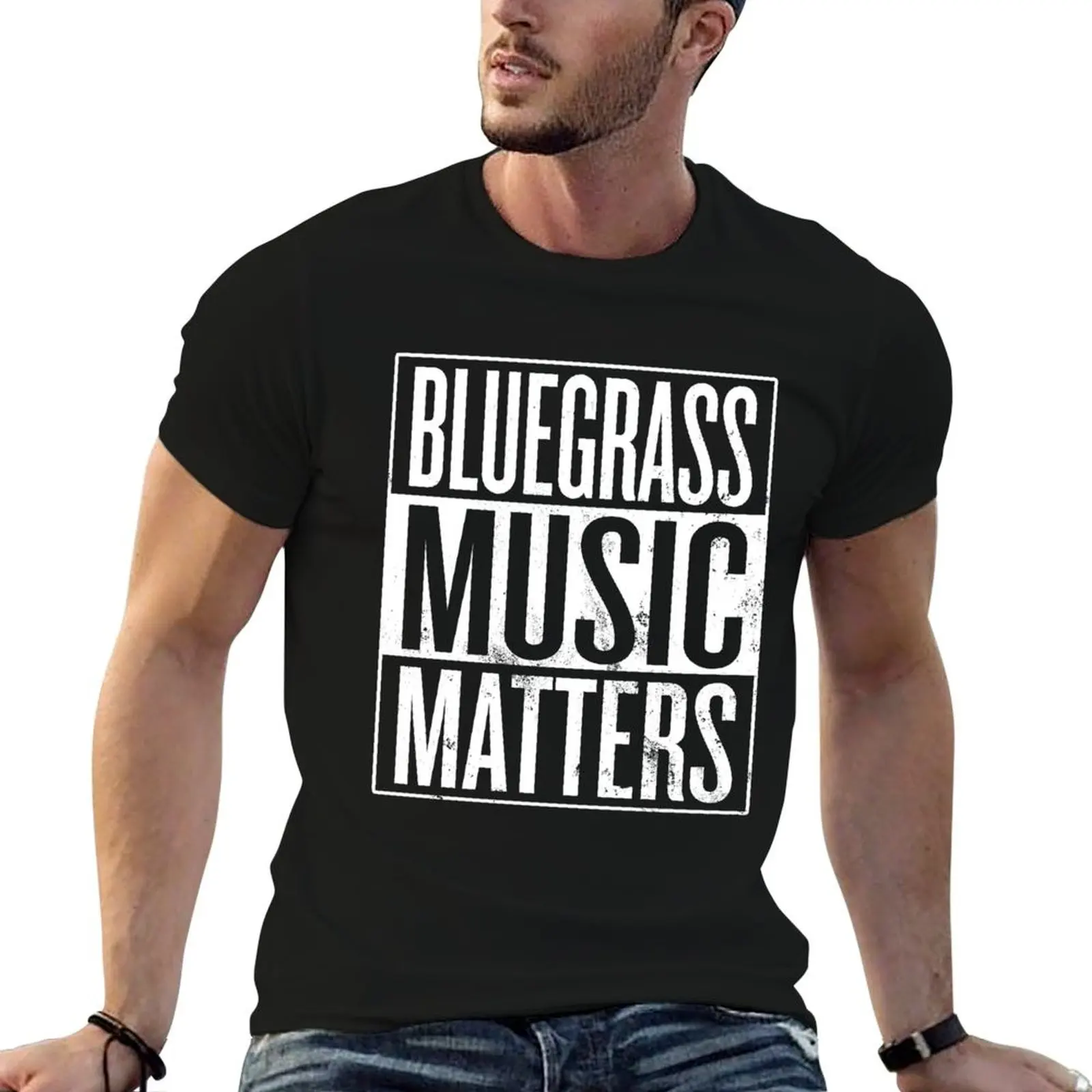 

Bluegrass Music Matters T-Shirt T-shirts oversize blue archive new gifts and t-shirts quick-drying shirts graphic tee men