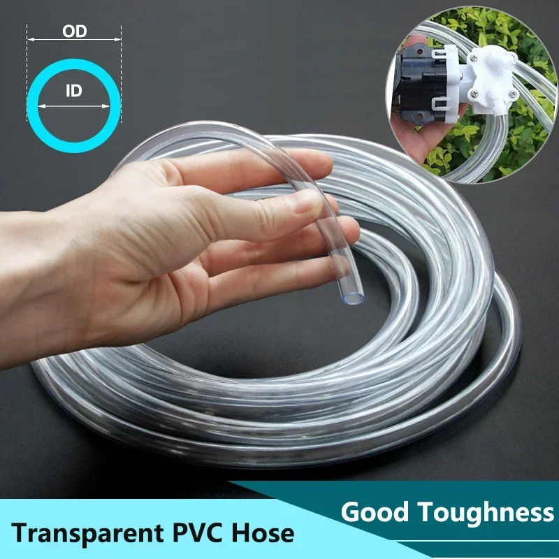 4mm 6mm 8mm10mm 12mm 16mm PVC Hose Pipe Transparent Pipe Food Grade Pipes 8mm Rubber Tube Hoses Aquarium Tubing Pump Hose Hosing