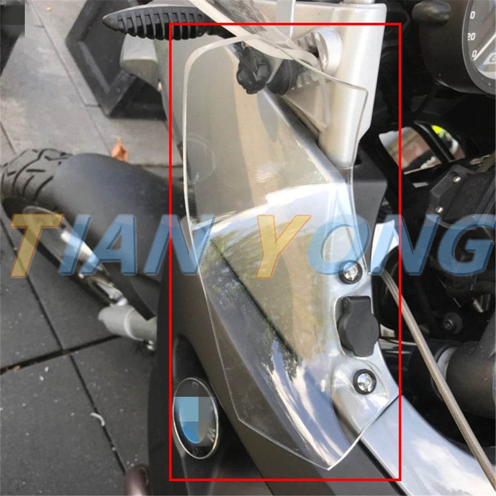 ABS Windscreen Windshield Pair Of Wind Lateral Side Deflector For BMW R1200GS R 1200 GS 1200GS GS1200 Adv Adventure 2004-2012