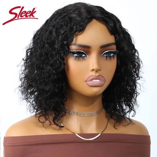 Imagen 2 del producto Pelucas brasileñas elegantes P4/30/27 Jerry Curl Bob naturaleza Remy negro oscuro pelucas de cabello humano Bob onda de agua parte frontal de encaje peluca destacada