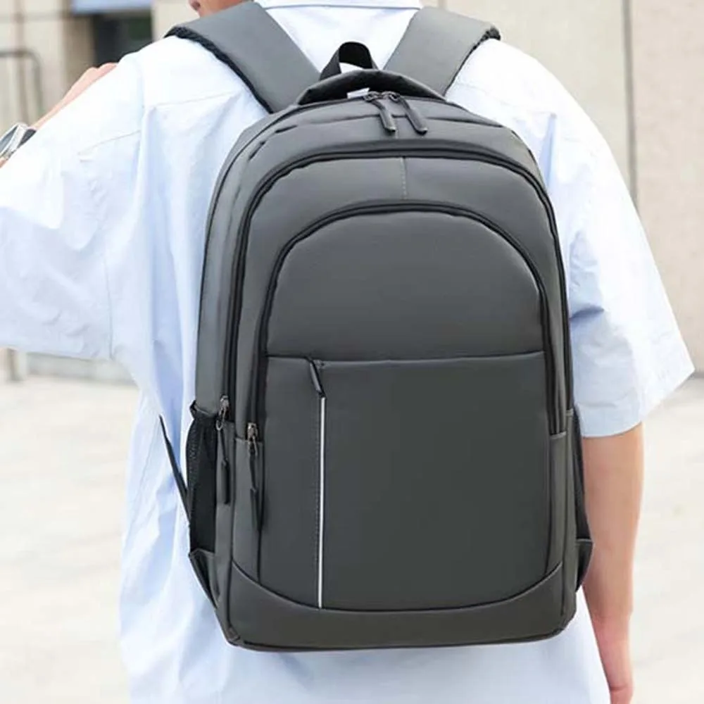 Lightweight Men's Business Backpack Minimalist Anti-splash Water Oxford Cloth Laptop Bag Polyester Scratch Prevention