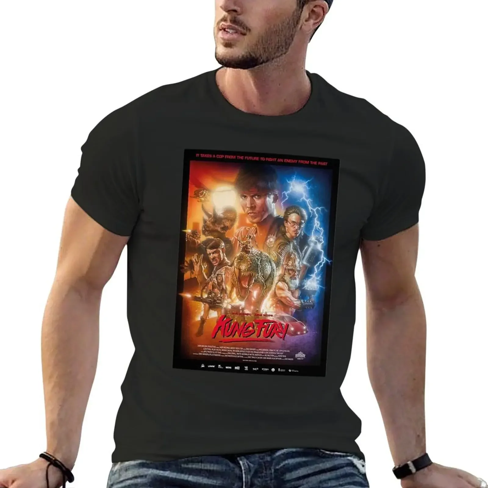 

Kung Fury T-Shirt shirts graphic tees blacks oversized t shirt men