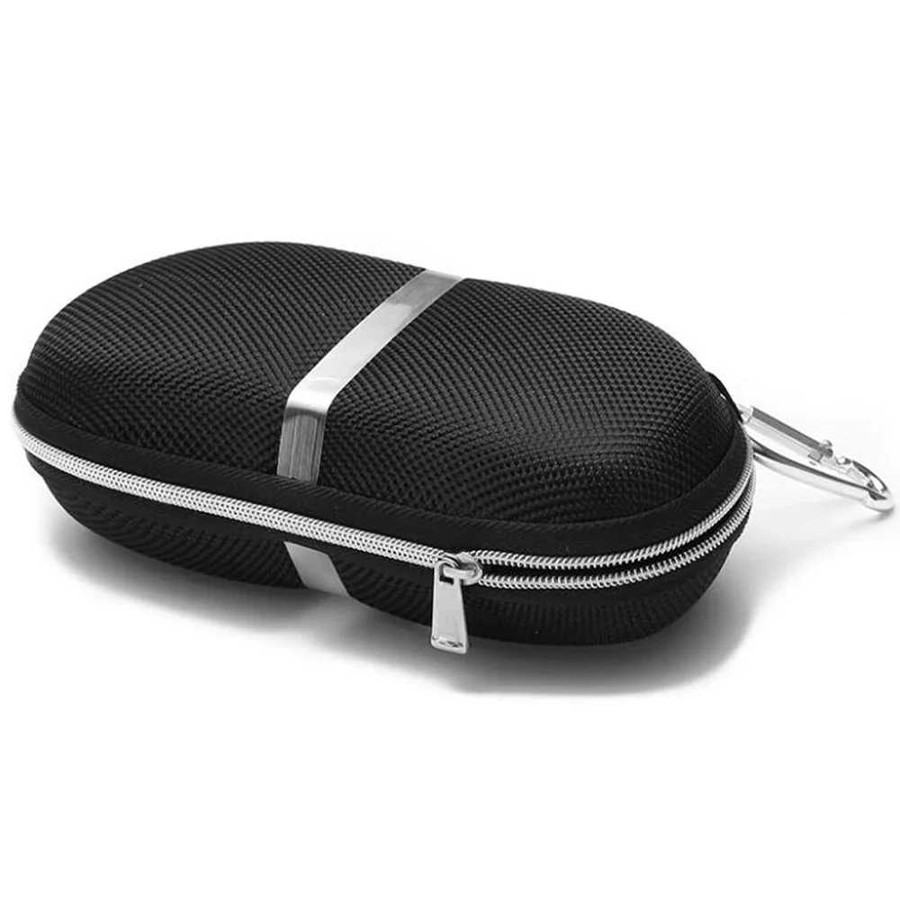 Stylish Hard Eyewear Cases for Men and Women with Lanyard and Zipper