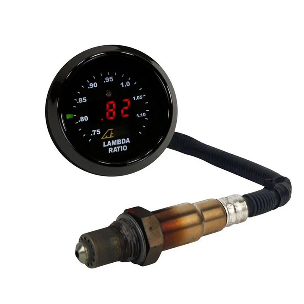 30-0300 30-4110 X-Series Wideband O2 Air Fuel Ratio Gauge Kit LSU 4.9 Oxygen Sensor 0258017025 +15*4.3cm for AEM DecaIl