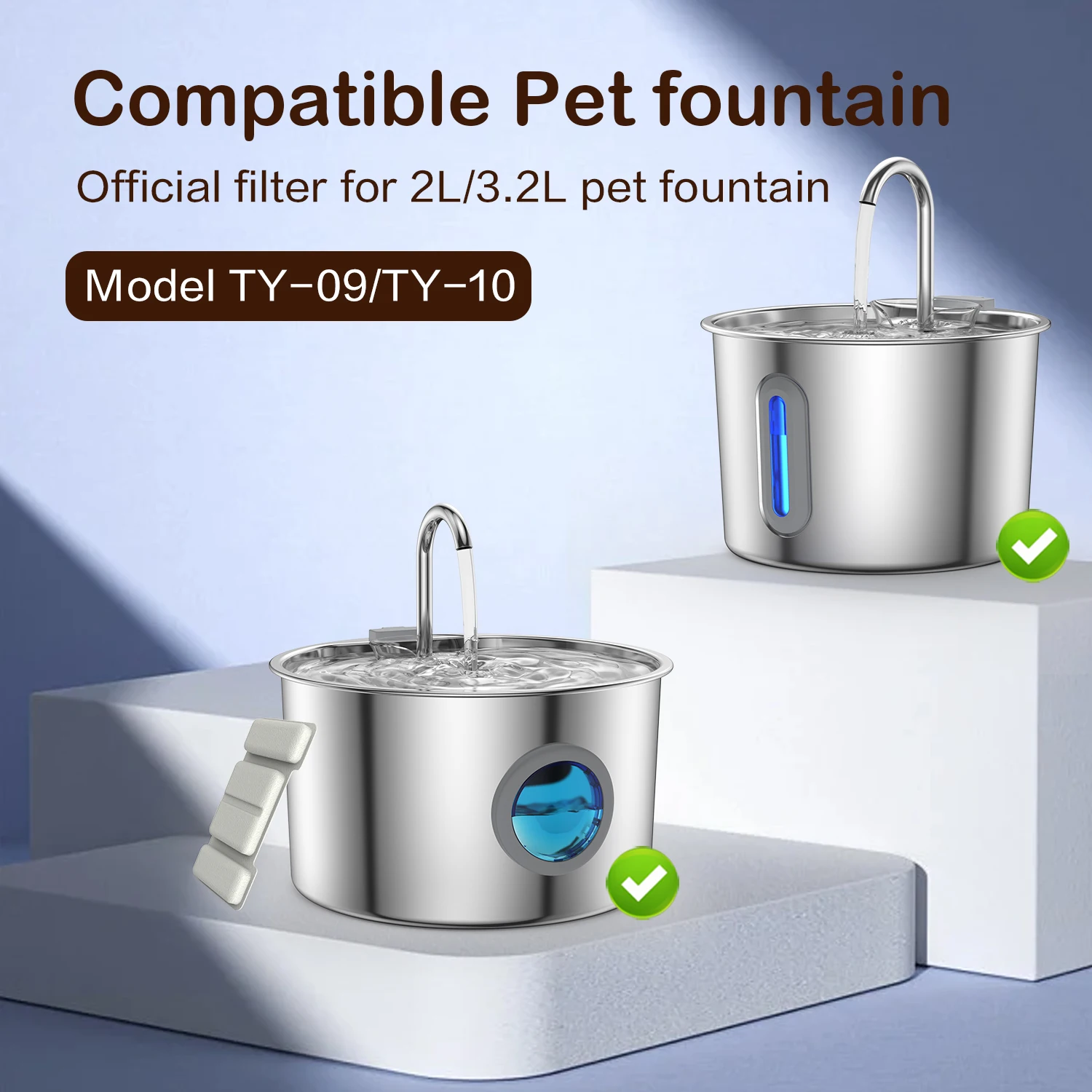 Pet Fountain Replacement Filters 2