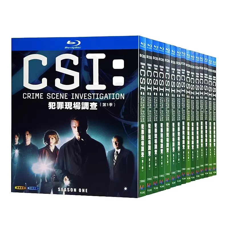 

CSI Crime Scene Investigation Season 1 to 15 Blu ray Disc