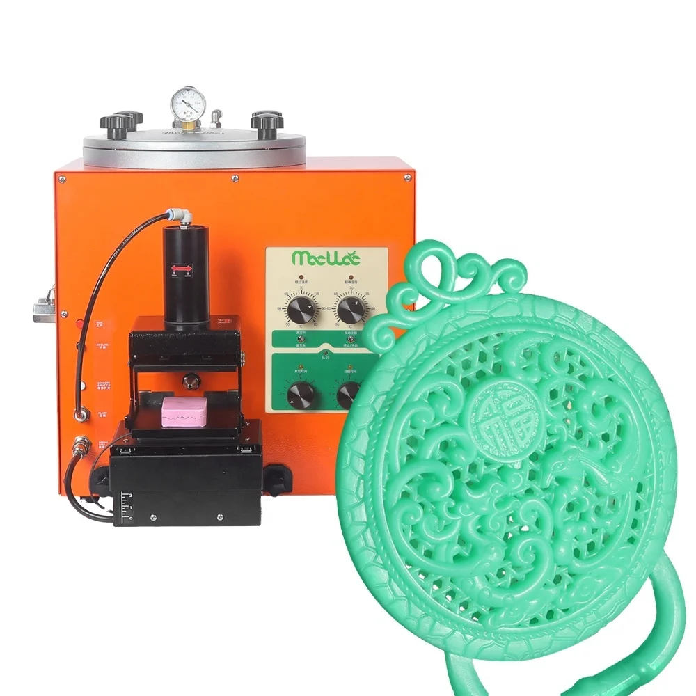 IW5 Vacuum Wax Injector High Accuracy Big Clamp for Jewelry Rubber Mold