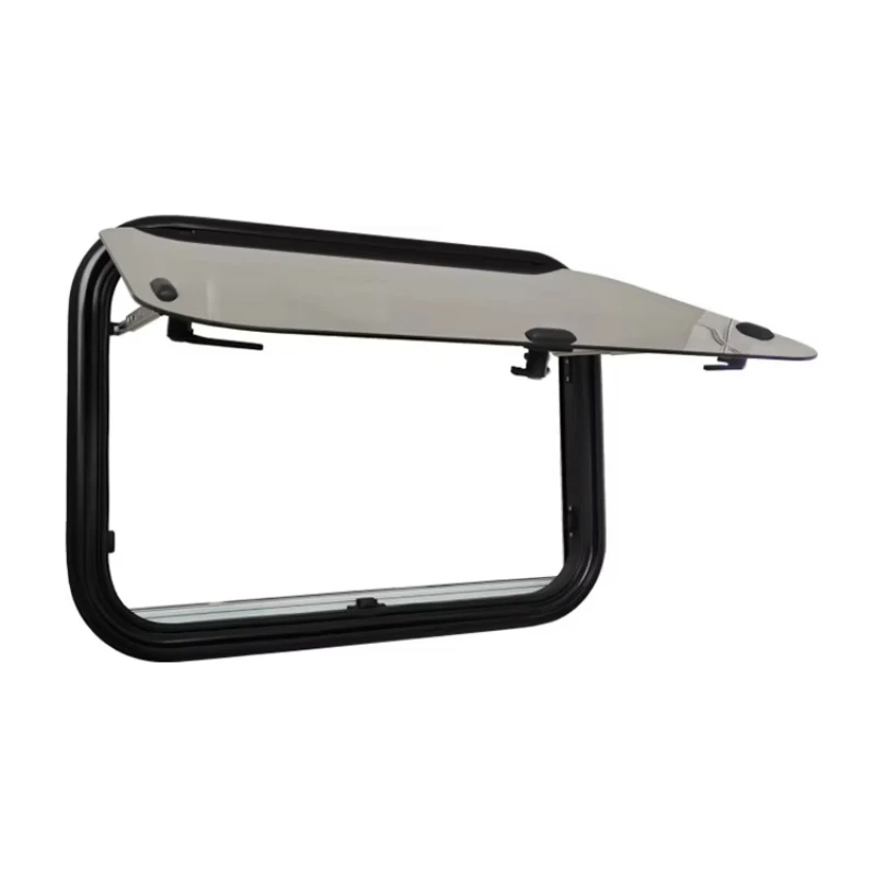 

Aluminum alloy tempered glass sliding car window