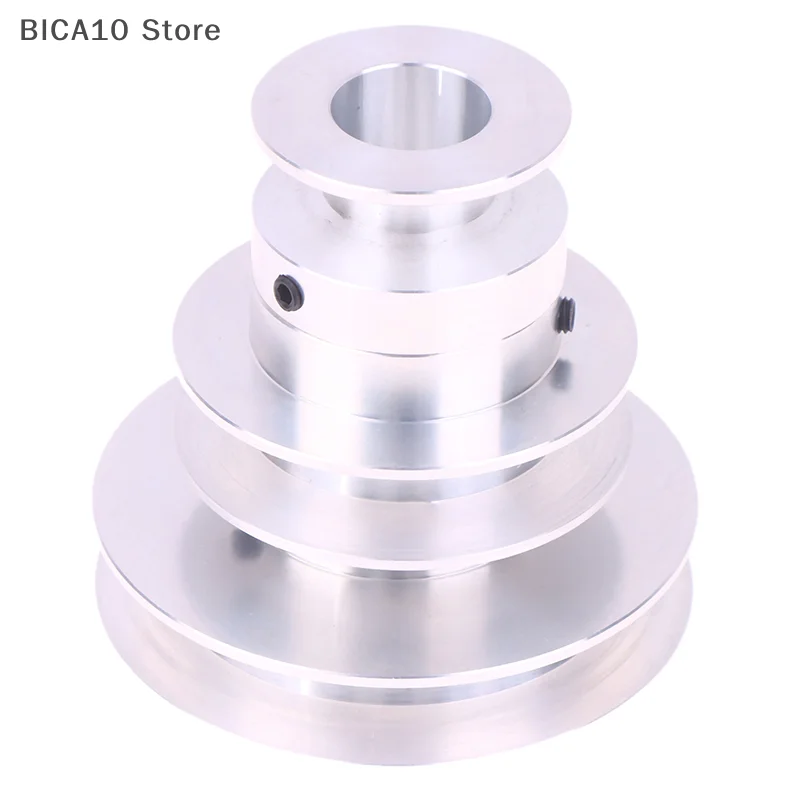 Puleggia per cinghia a V in lega di alluminio a scanalatura singola, dimensioni 40 mm 60 mm 80 mm, articolo di alta qualità di tipo A