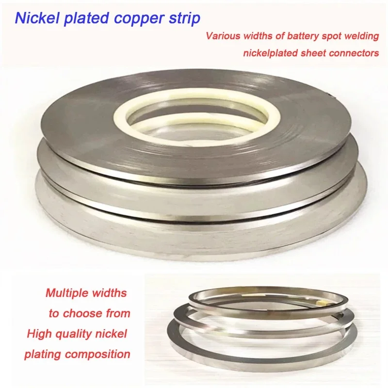 Tin Nickel Gold Silver Plated Copper Strip 0.1-2mm Thick Nickel Plated Custom Cut Length