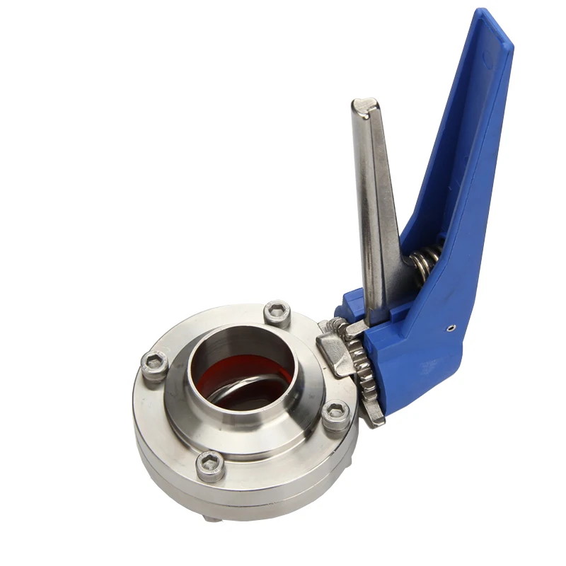 Sanitary 25mm Pneumatic Triclamped Butterfly Valve