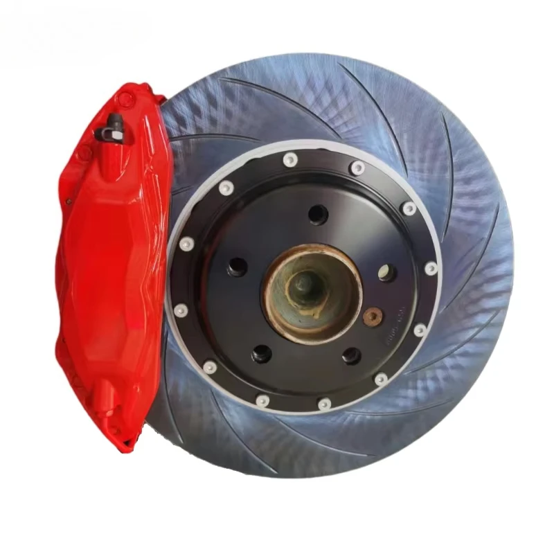 

Calipers 4-Piston F50 Automotive Brake Caliper Kit, Front 330mm Disc Upgraded Brake System