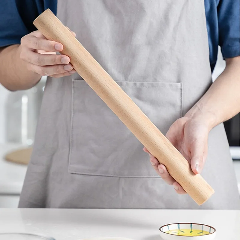 2pcs Rolling Pins Wooden Rolling Pins Rolling Pins Household Unpainted Rolling Pins Wooden Stick Baking Tools
