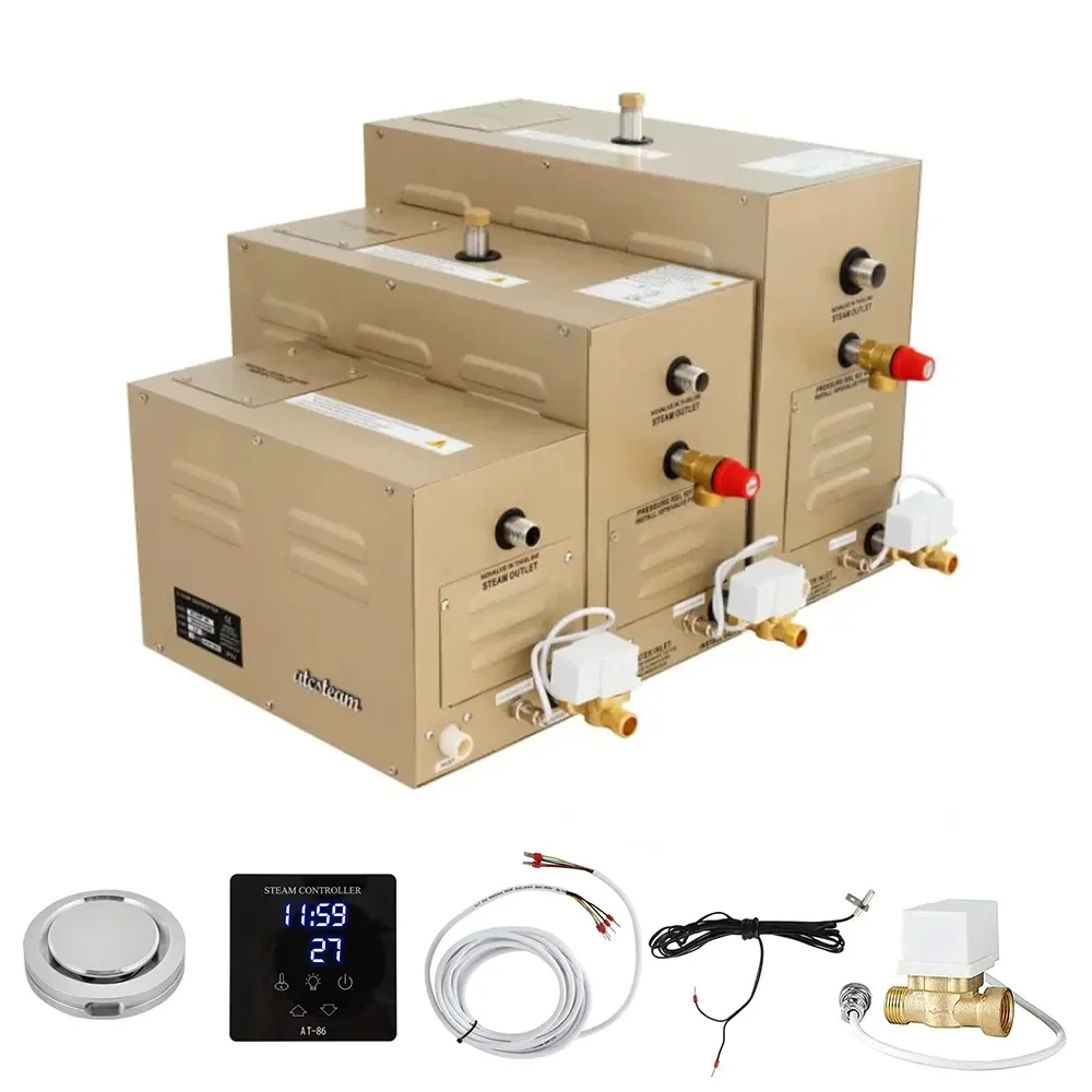 

ChuHan 21KW Sauna Spa Steam Generator 220V/380V For Home Steam Shower Digital Controller Sauna Room SPA Steam Bath Machine AT