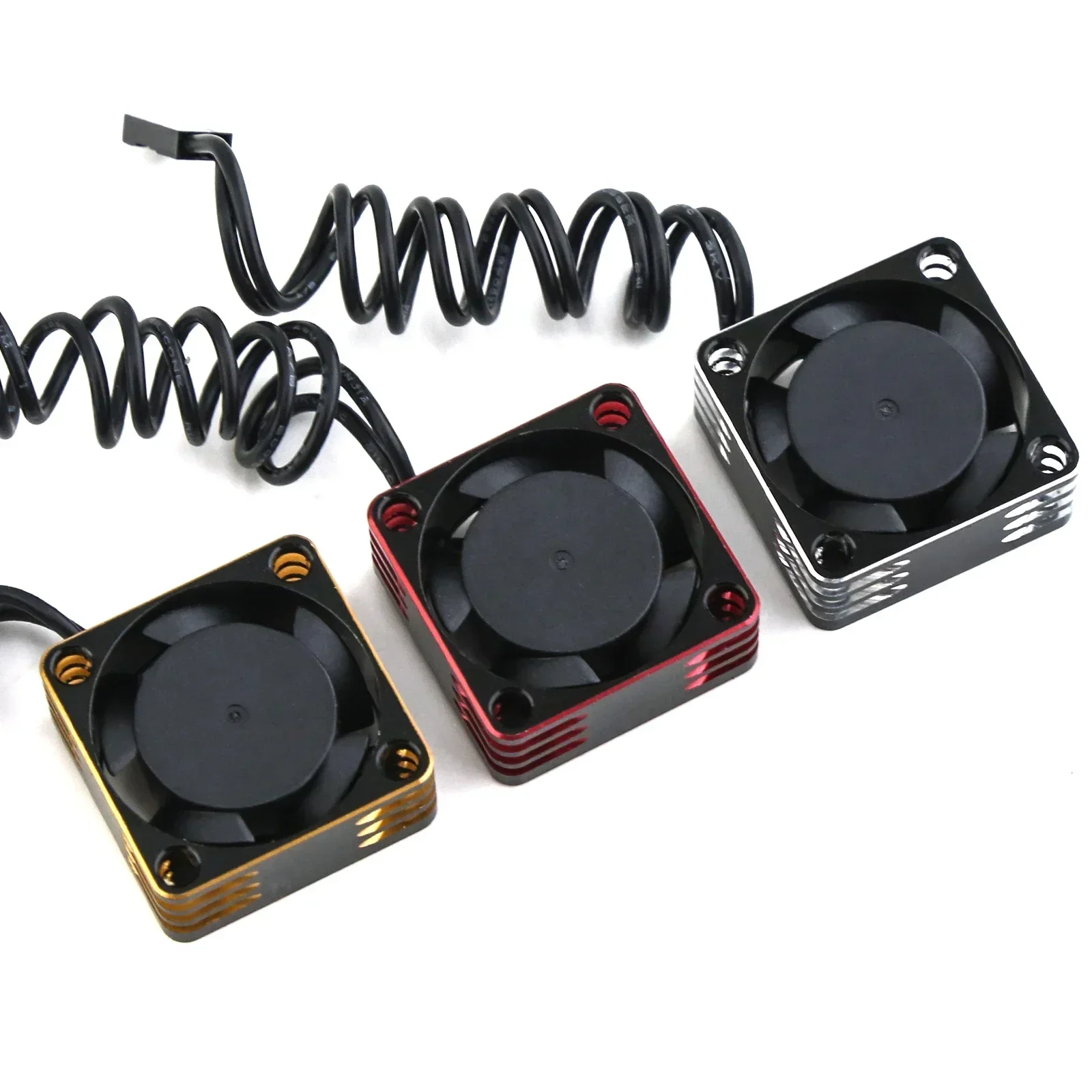 

25x25mm RC Metal Cooling Fan for Motor ESC, Efficient Heat Dissipation Aluminum Alloy Fan, RC Car Truck Part 25mm