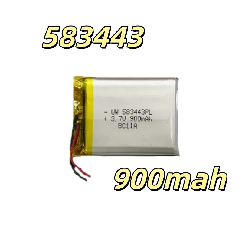1-2PCS 3.7V 900MAH Battery for BB10 BB10S 583443 553443 603443 Fast Delivery High Quality New 1 Piece