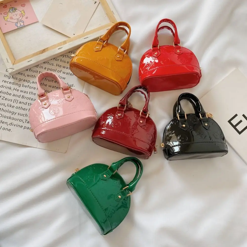 Kids Fashion Handbag PU Mini Shoulder Bag Small Satchel Coin Wallets Little Girls Chain Crossbody Bag