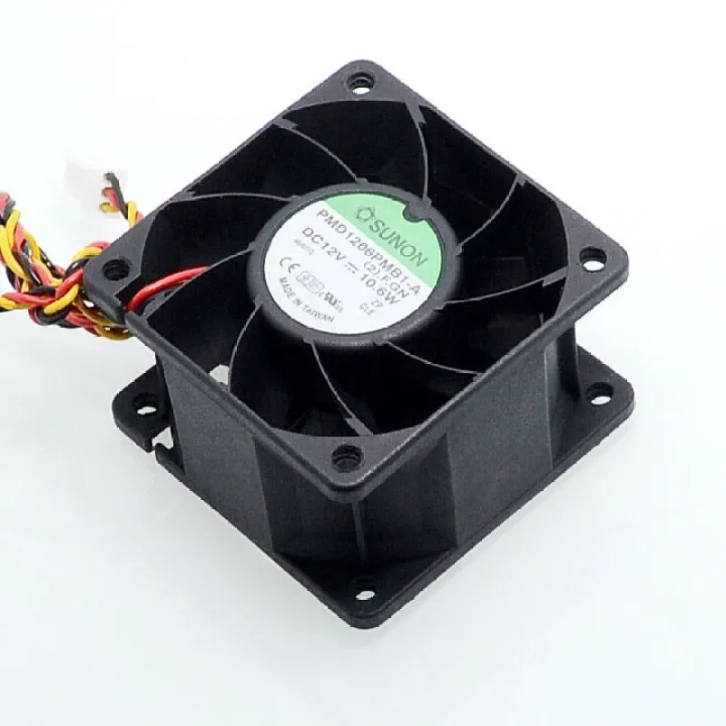 New 6038 60mm dual ball bearing cooling fan 12V 10.6W server PMD1206PMB1-A 60*60*38mm for SUNON