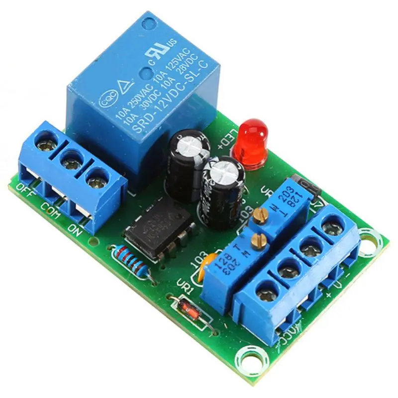 12V Battery Automatic Charging Controller Module Protection Board Relay Board Module Anti-Transposition Smart Charger Hot Sale