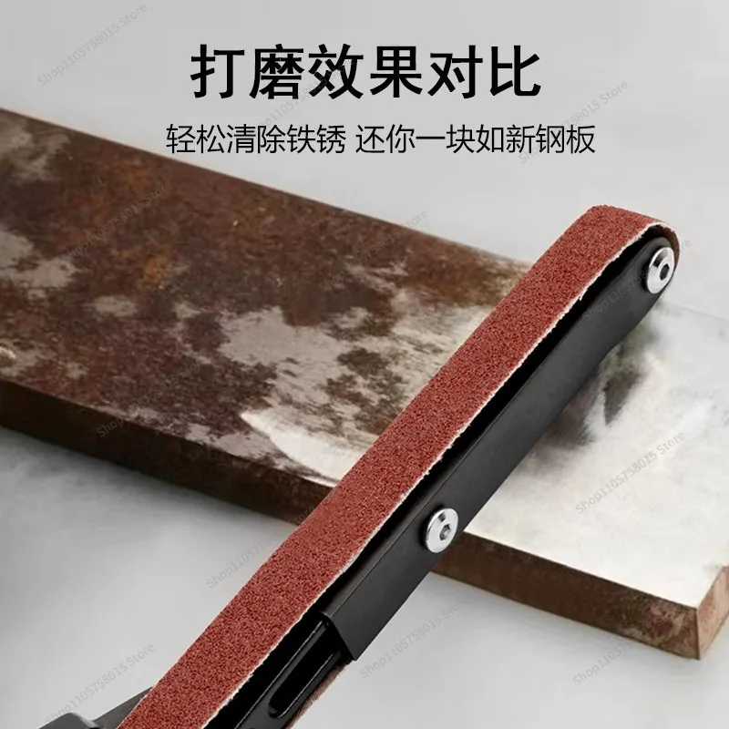 For 100 Type Angle Grinder Modified Belt Grinder Bracket, Woodworking Belt Grinder Grinding Rust Removal Polishing Conversion