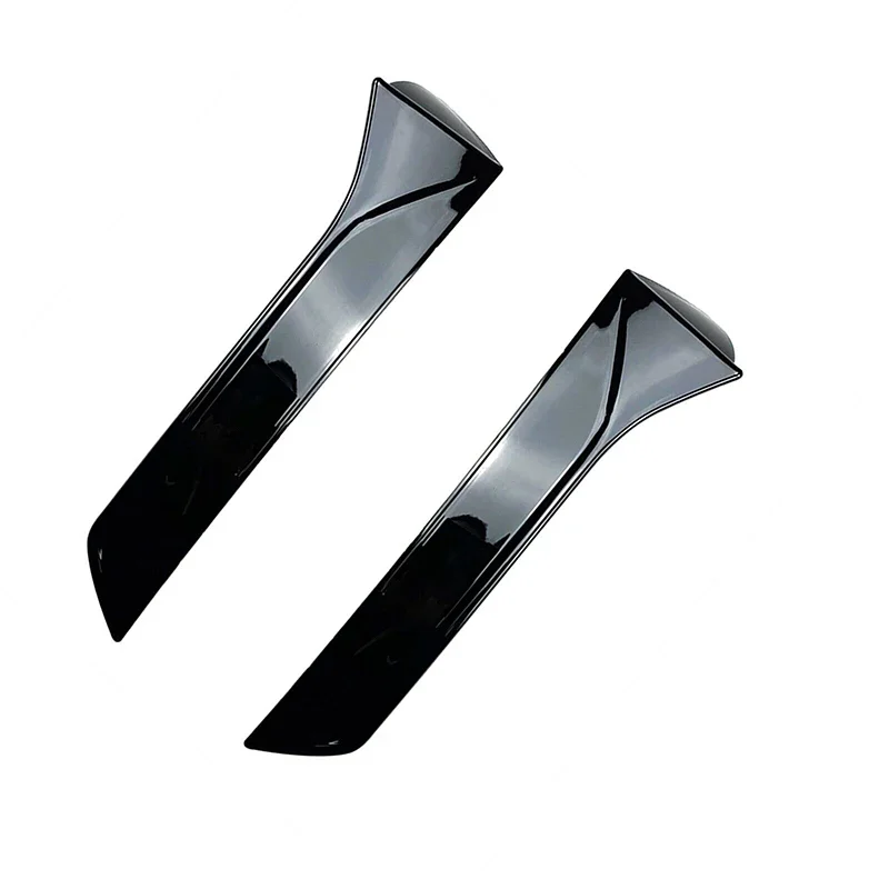2Pcs Car Rear Window Side Wing Spoiler Glossy Black Exterior Parts for SEAT LEON 2013 2014 2015 2016 2017 2018 2019 2020 2021