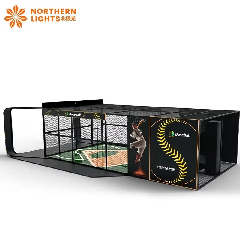 Augmented Reality Interactive Sports Ar Indoor Simulator Baseball Pitching Amusement Game Machine Baseball Simulator