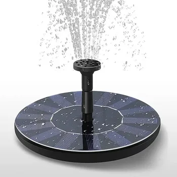 Solar - Powered Floating Fountain Pumps in 13cm, 16cm, 18cm Sizes: Ideal for Bird Baths, Garden Pools & Pond Decor 1