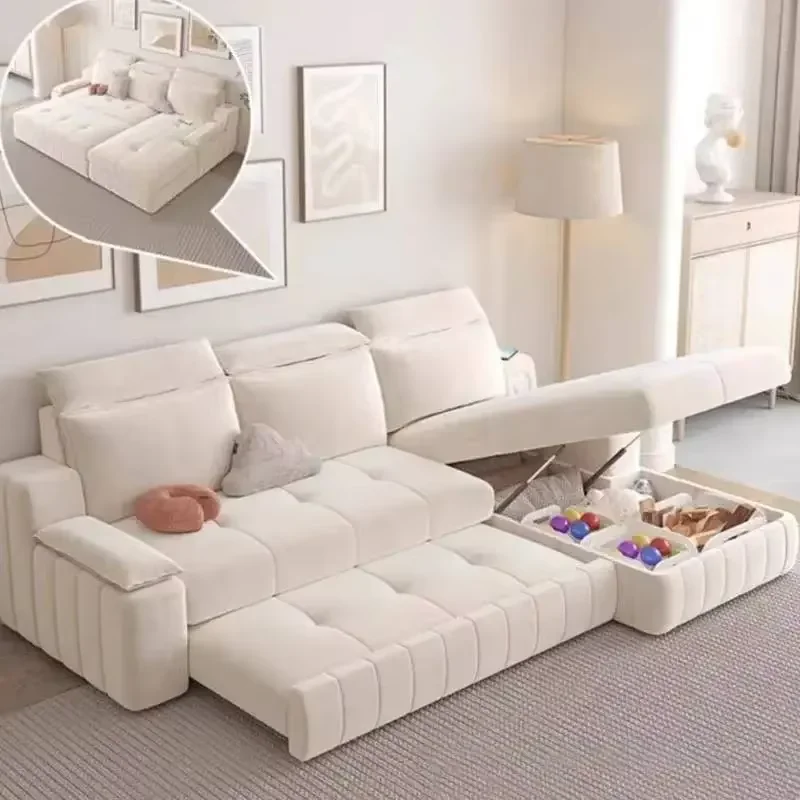 Dresser Stretch Modern Sofas Beds Stretch Luxury Cute Floor Living Room Sectional Sofas White Canape Convertible Furniture