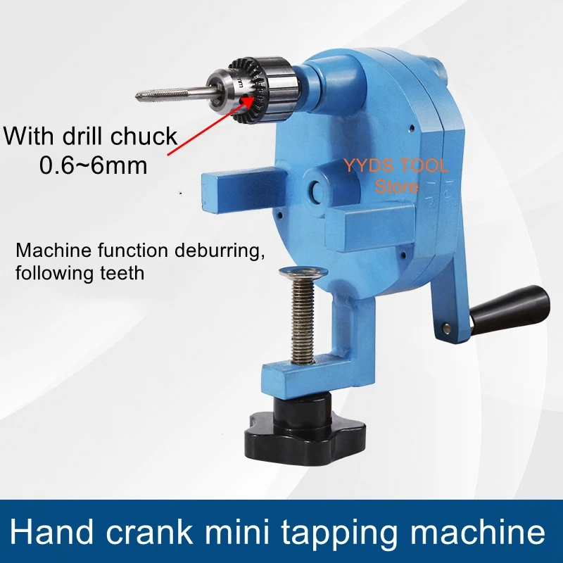 Handbediende Tappende Machine Tapmachine Reparatie Machine Precisie Handmatige Miniatuur Reparatie Machine Back Tanden Machine