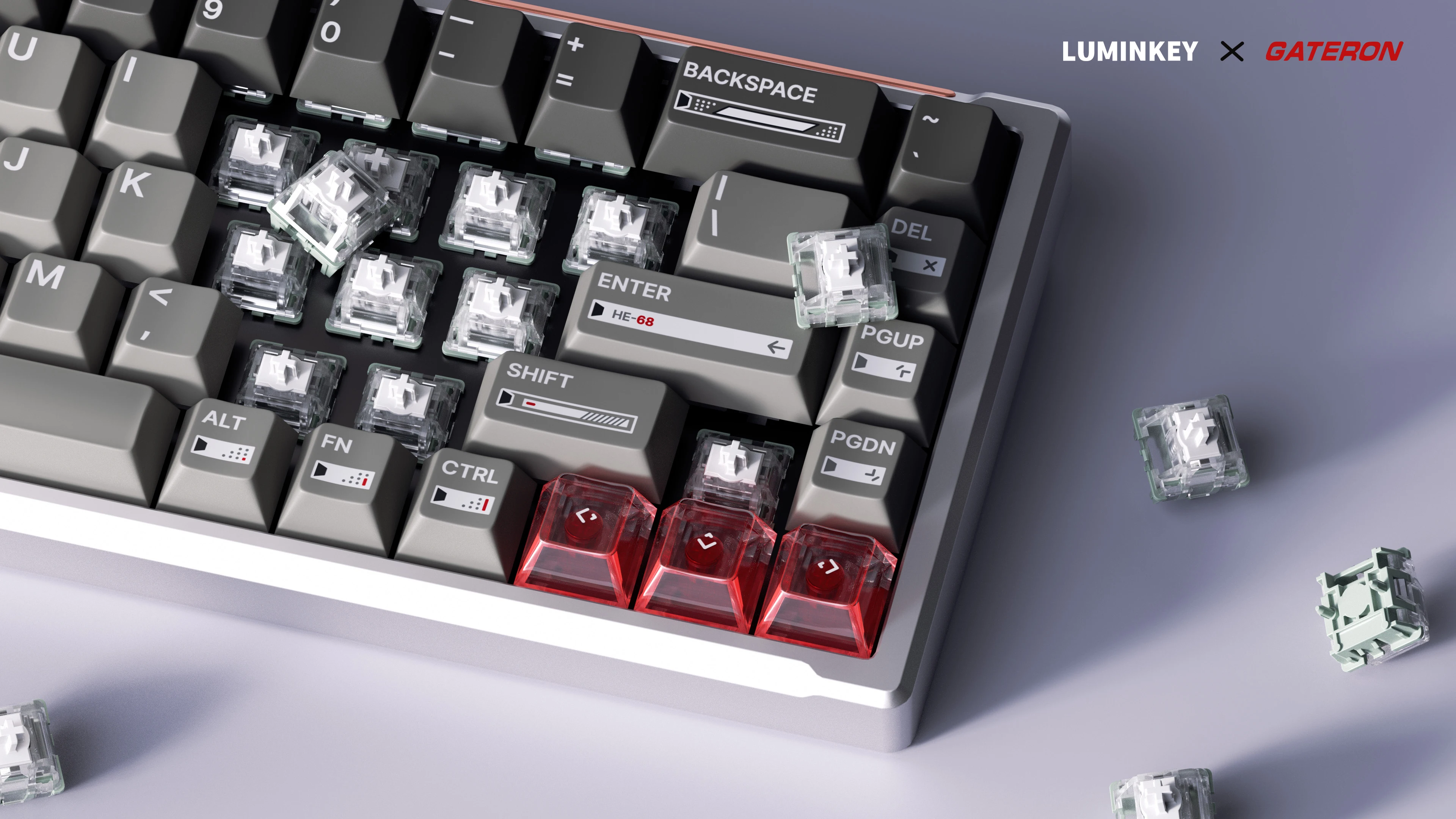 Imagem -02 - Luminkey Magger68 8k Interruptor Magnético Teclado Baixo Atraso com Fio Teclado Mecânico para Jogos Gatilho Rápido pc Gamer Valorant Novo