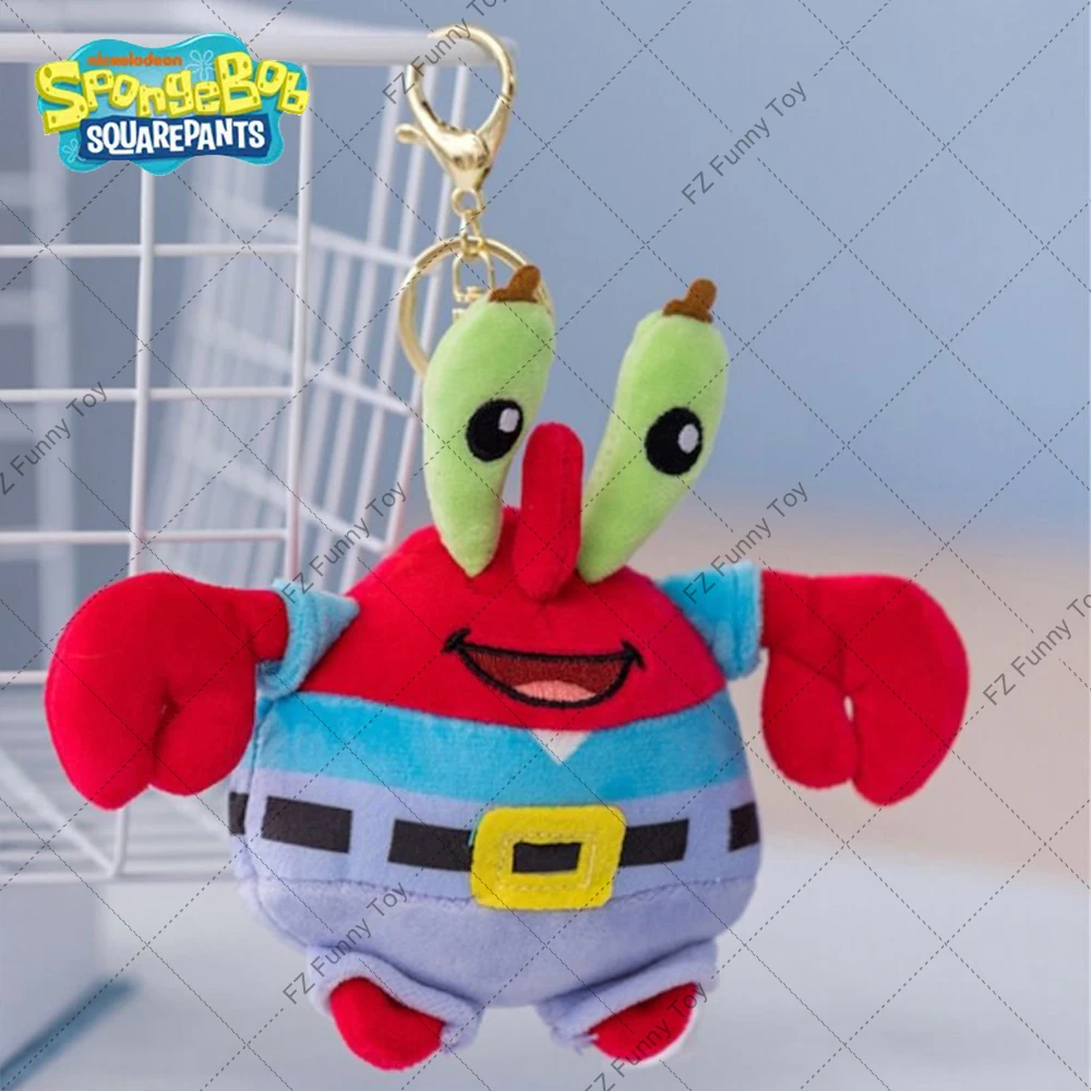 Spongebob Squarepants Original Stuffed Plush Toy Pendant Keychain Patrick Star Squidward Tentacles Gary Birthday Gift for Kids
