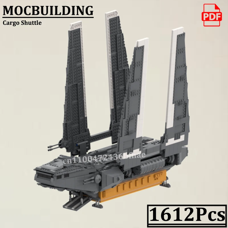

Zetaed class Cargo Shuttle Blocks Model MOCBUILDING Creative Spaceship Bricks Construction Bricks Toys Gift