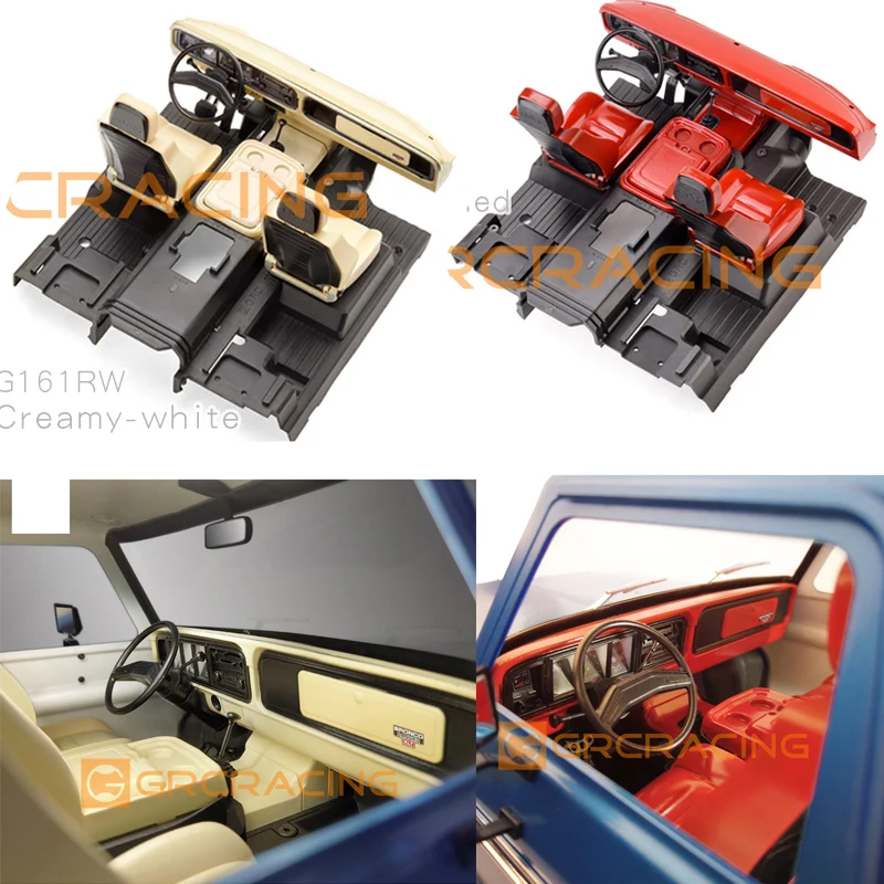 

Simulated Central Control Seat Ford Lima Interior for 1/10 RC Crawler Car Traxxas TRX4 Defender Bronco Ford Liema Upgrade Parts