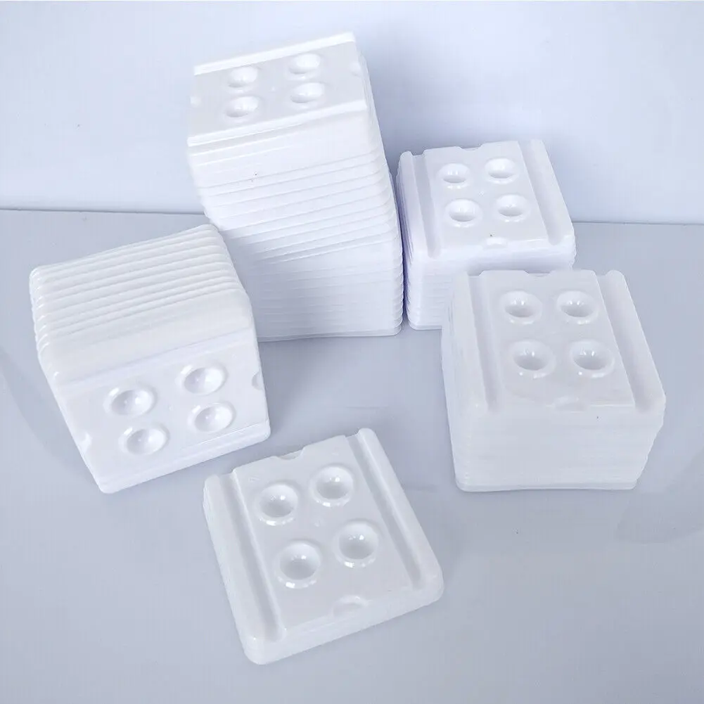 200Pcs EASYINSMILE Dental Disposable Mixing Wells Bonding Plastic Dish 2-Wells or 4-Wells Resin Adhesive Dentistry Tray Material - Image 2