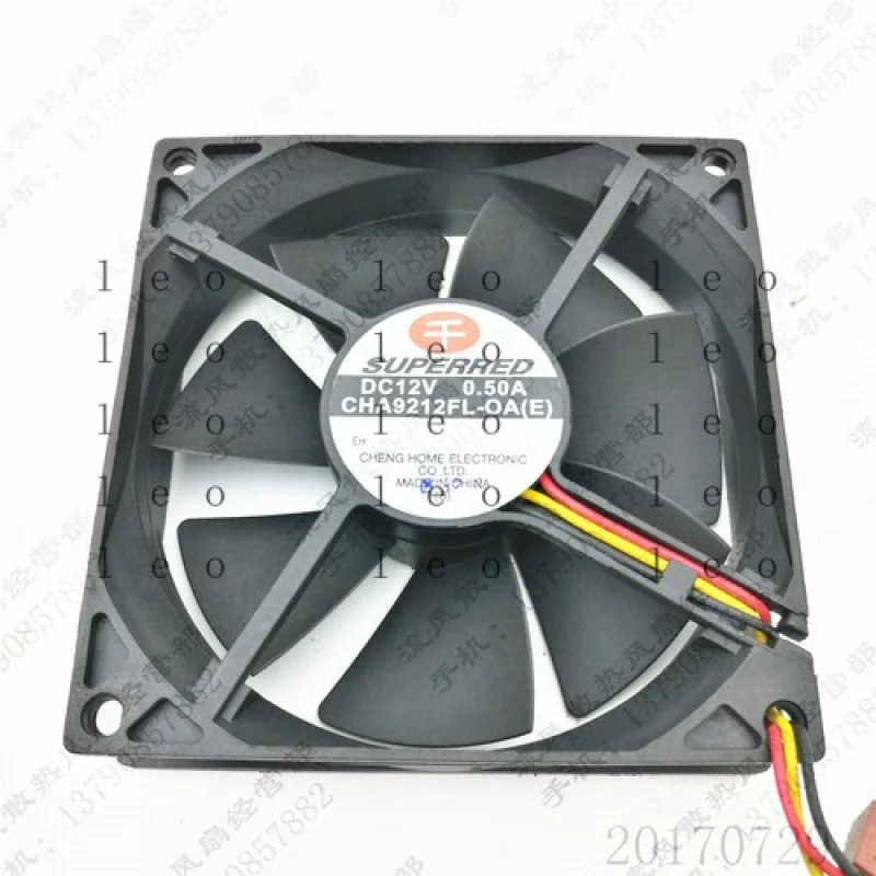 

CC for SUPERRED CHA9212FL-OA(E) 9025 DC12V 0.5A 3-Wire Case Power Supply Cooling Fan