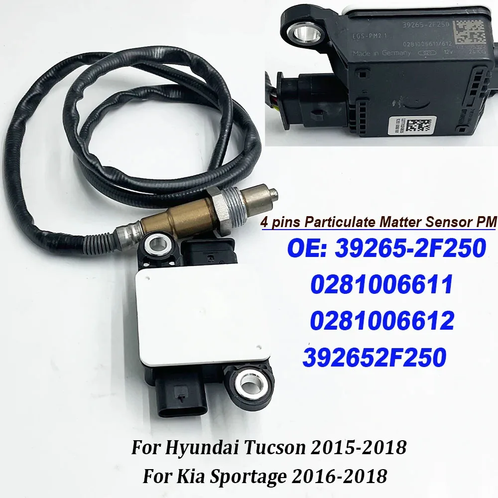 NEW Diesel Exhaust Particulate Matter Sensor PM OEM 39265-2F250 0281006611 0281006612 392652F250 For Hyundai Tucson Kia Sportage