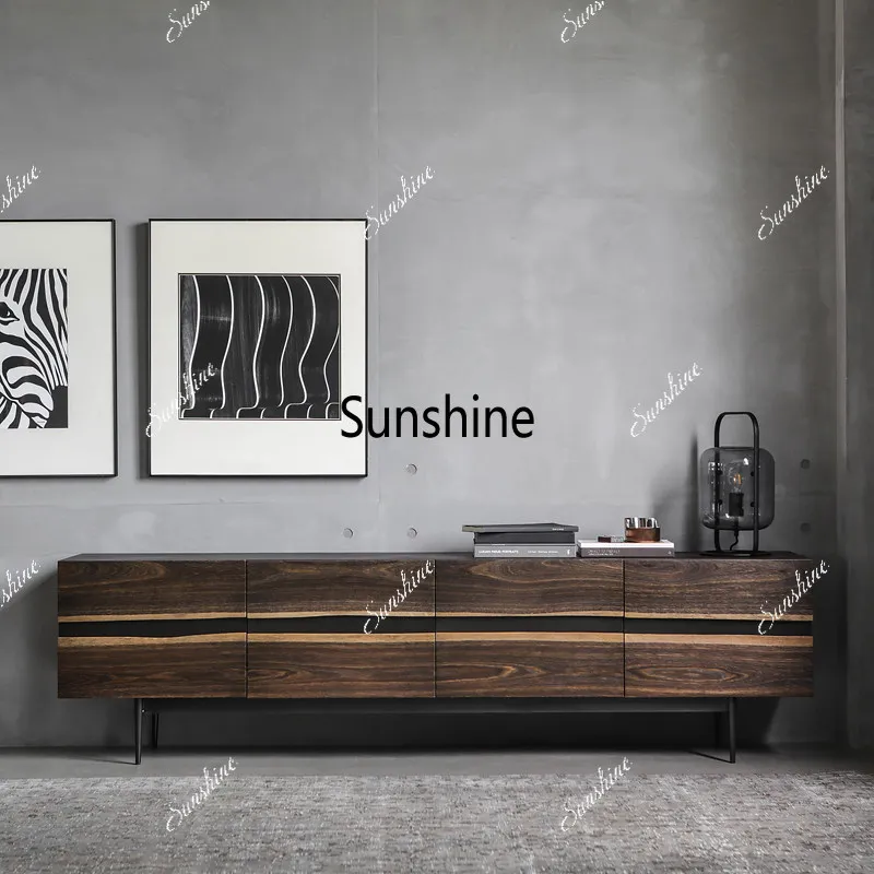

Nordic Italian living room TV cabinet design art wabi sandy wind simple