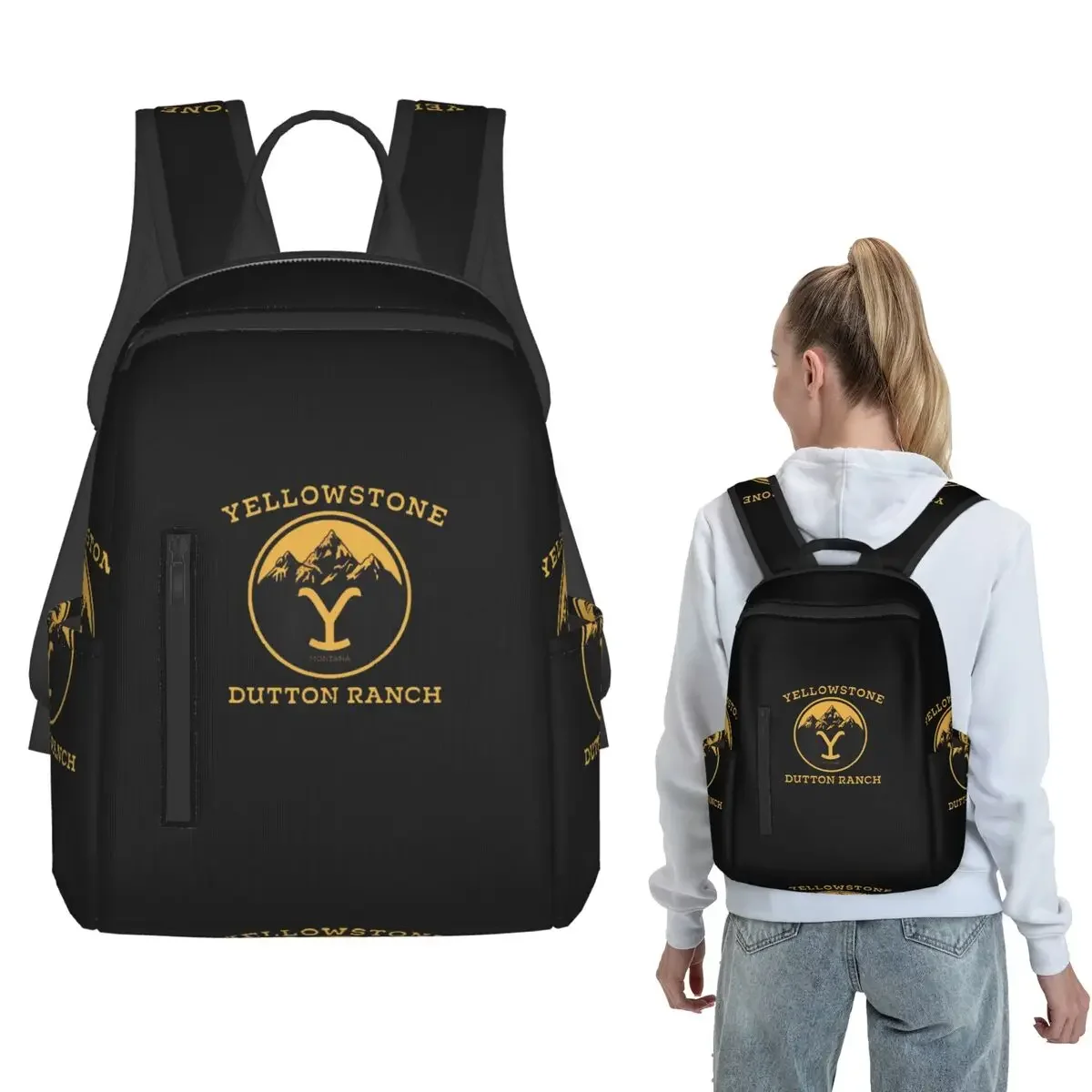 Yellowstone Dutton Ranch Backpack Large Capacity Kids BookBag School Bag Shoulder Bags for Men Women