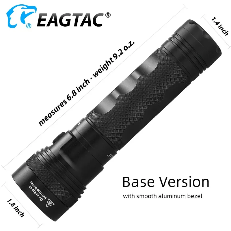 EAGTAC SX25A6 The Compact Duty LED Flashlight 1494 Lumens Versatile Side Switch 6x AA Battery Flashlight Three Outputs + SOS