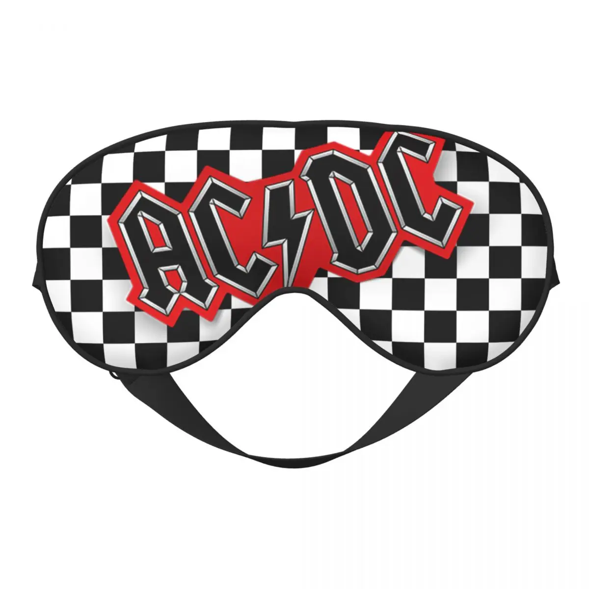

AC DC Logo Soft Eye Masks Sleeping Blindfold Heavy Metal Band Music Lunch Break Men Women Eye Patch Nap Health Eye Cover