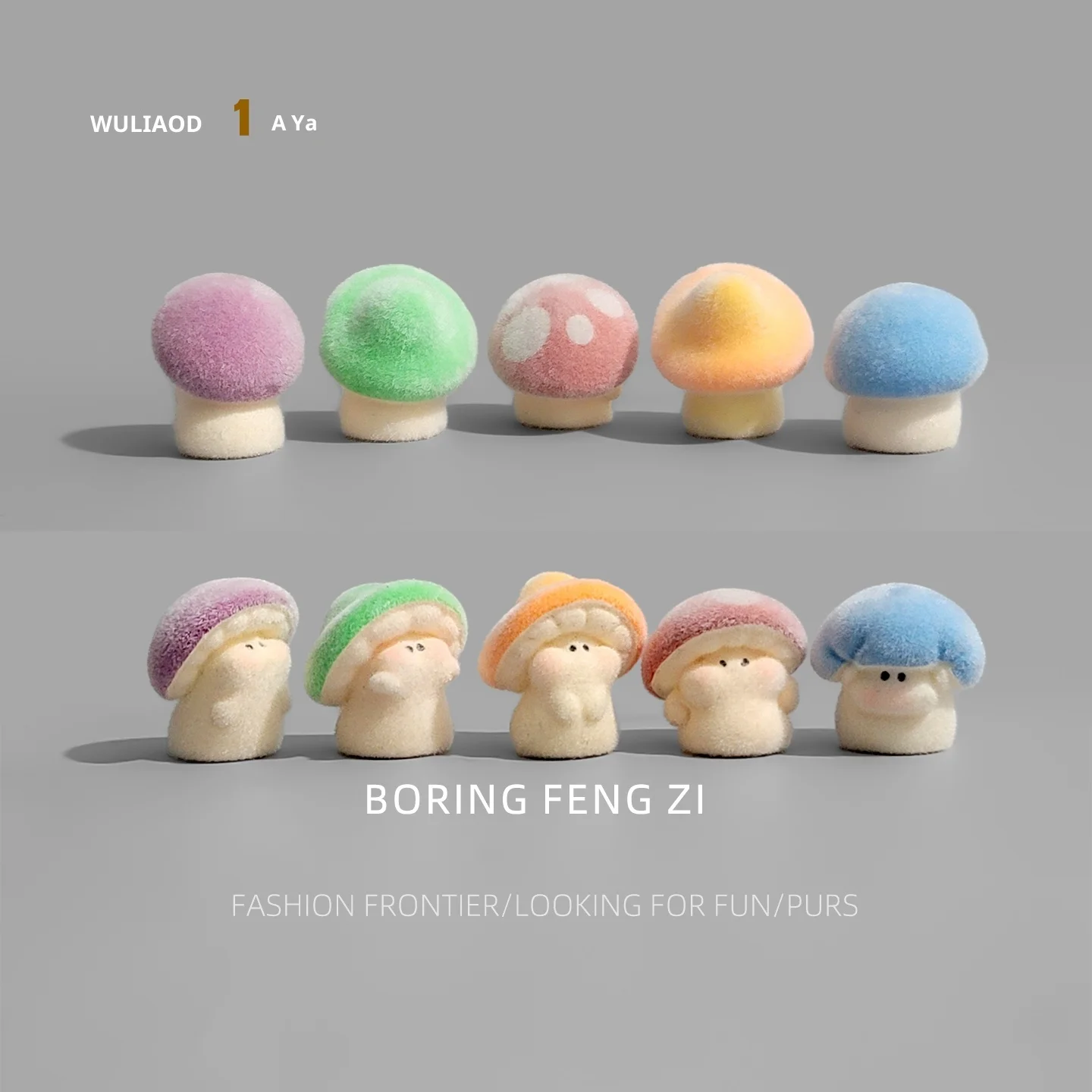 Mini seta flocada bonita para aliviar el estrés, decoraciones curativas para pantalla de ordenador de escritorio, accesorios para estación de trabajo, figuritas