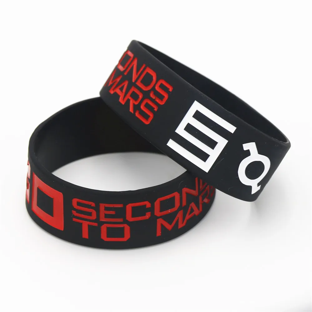 1PC New 30 Seconds To Mars Brand Silicone Wristband 1\