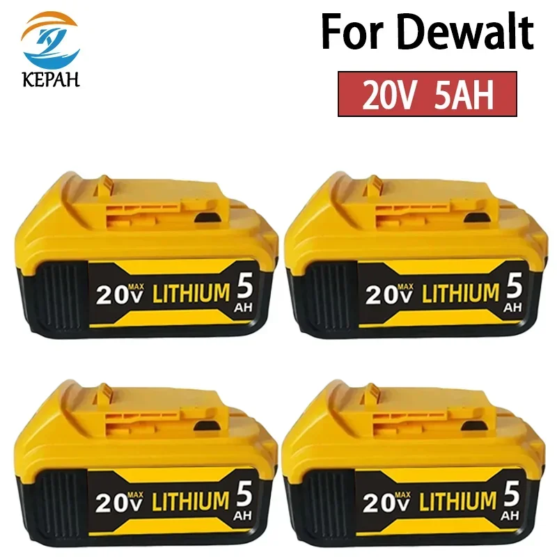 

For Dewalt DCB200 20V 5.0Ah Replacement Battery Compatible with For Dewalt 18V/20V Tools Battery