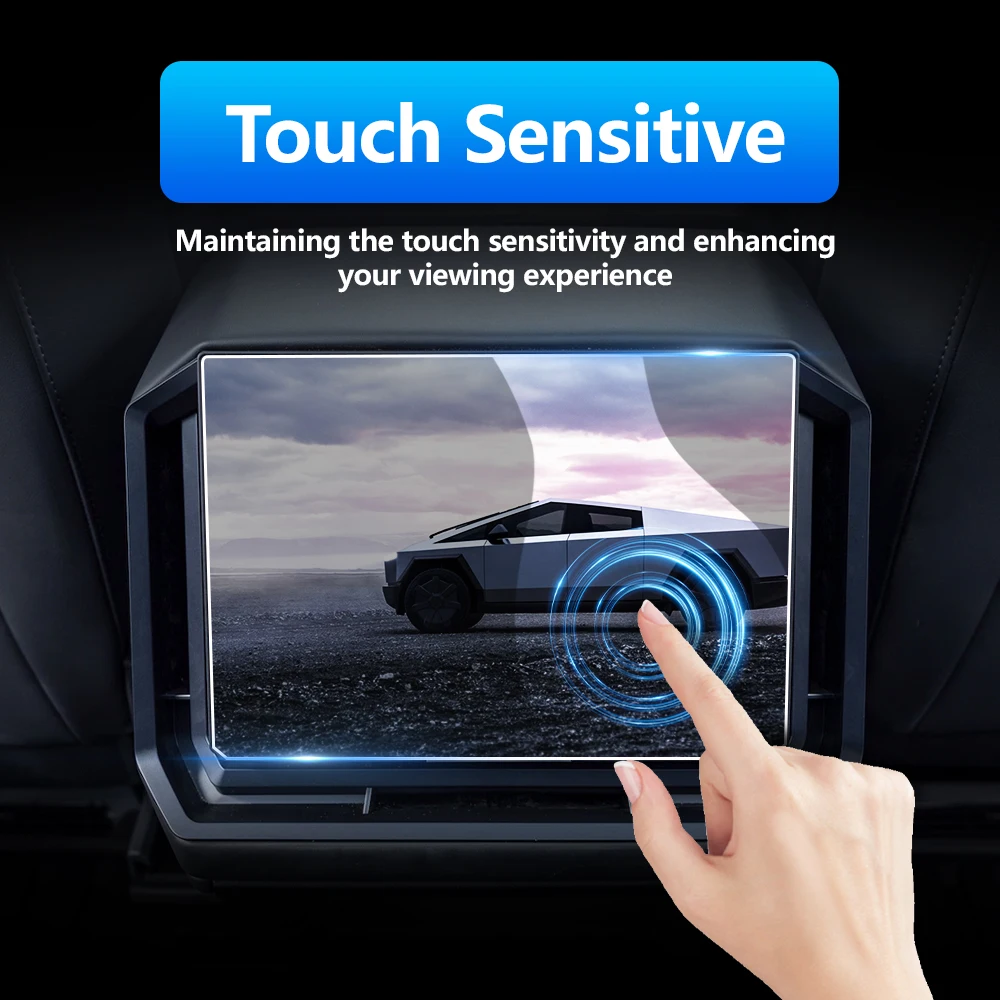 For Tesla Cybertruck 2024 Rear-seat Touchscreen Ultra high definition Clarityhigh Protecting the screen with high sensitivity