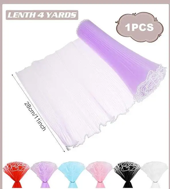 Hilo para envolver florales suaves y duraderos, 6 uds., para ramos, mejora la presentación, envolturas de regalo para fiesta de boda, envoltorio decorativo de 4 yardas